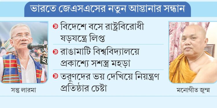 সন্তু লারমা-মনোগীতের গোপন বৈঠকে সন্ত্রাসের ছক