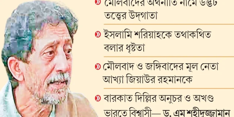 মৌলবাদ তত্ত্বের নামে বারকাতের প্রোপাগান্ডা