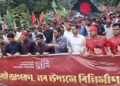 গণঅভ্যুত্থানের বর্ষপূর্তিতে ছাত্রশিবিরের র‌্যালি