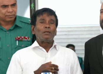 হাসিনার বিচার দাবিতে ট্রাইব্যুনালে আবেদন করেছেন সাঈদীর মামলার সাক্ষী সুখরঞ্জন বালি