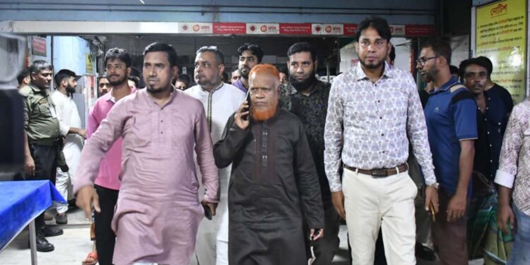 হাসপাতালে নুরকে দেখতে গেলেন জামায়াতের নেতৃবৃন্দ