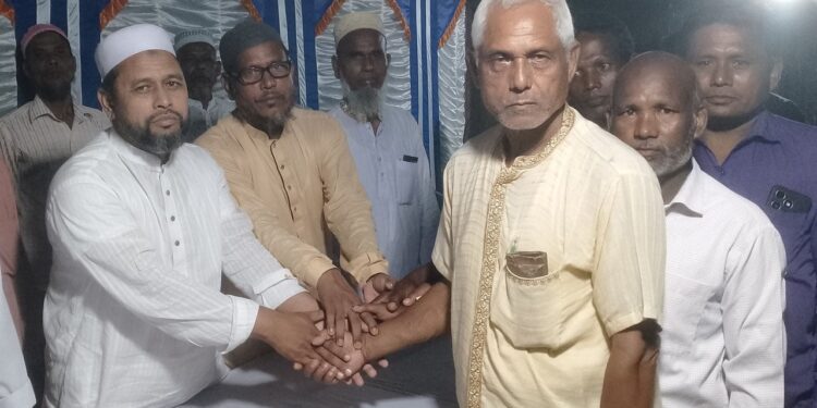 কিশোরগঞ্জে জামায়াতে ইসলামীতে যোগ দিলেন ৪ হিন্দু ধর্মাবলম্বী