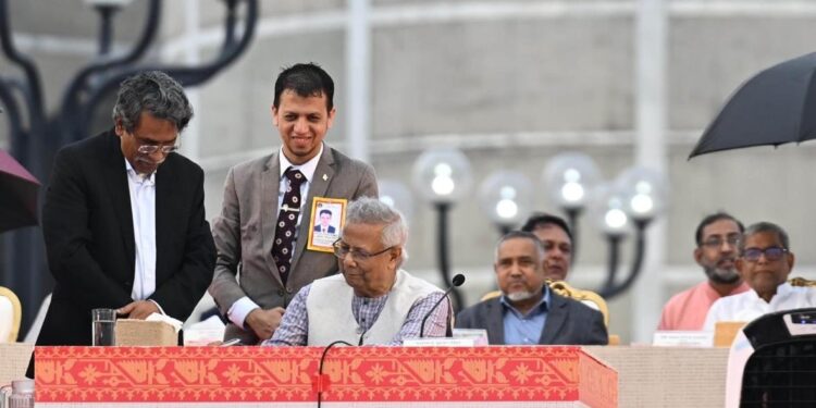 নবযাত্রার সূচনা হলো জুলাই সনদ স্বাক্ষরের মাধ্যমে : প্রধান উপদেষ্টা