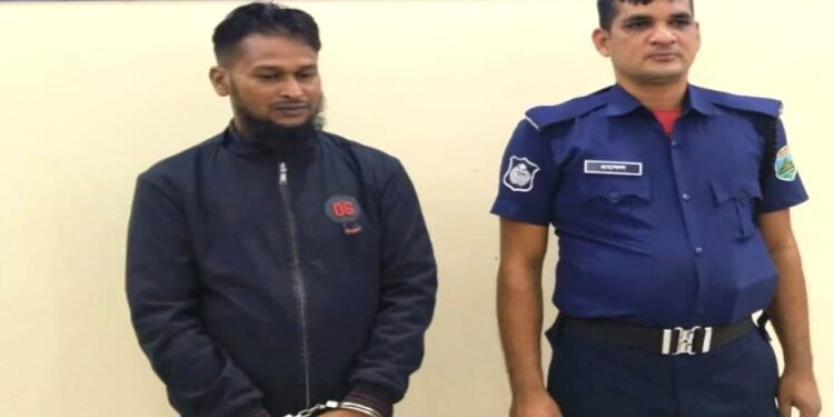 স্বেচ্ছাসেবক লীগ নেতা শাজাহানপুরে গ্রেপ্তার