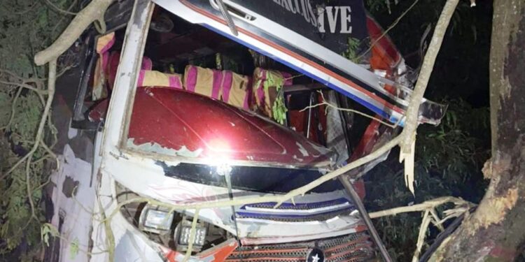 আ লীগ গোপালগঞ্জে গাছ ফেলে মহাসড়ক অবরোধ করল