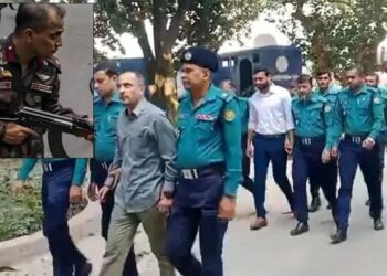 ট্রাইব্যুনালে লে. কর্নেল রেদোয়ান ও মেজর রাফাত