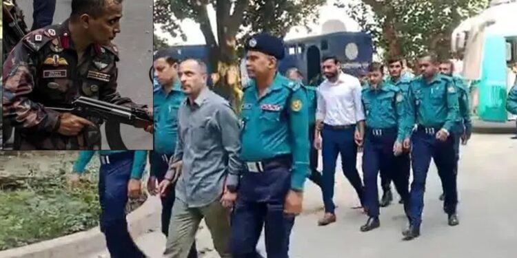 ট্রাইব্যুনালে লে. কর্নেল রেদোয়ান ও মেজর রাফাত