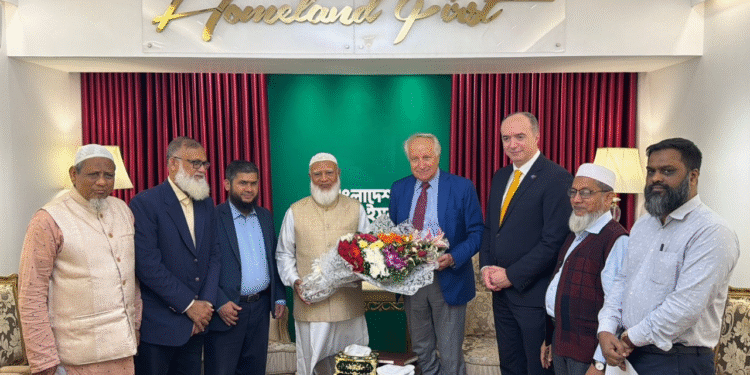 কসোভোর সাবেক স্বাস্থ্যমন্ত্রীর সৌজন্য সাক্ষাৎ জামায়াত আমিরের সঙ্গে