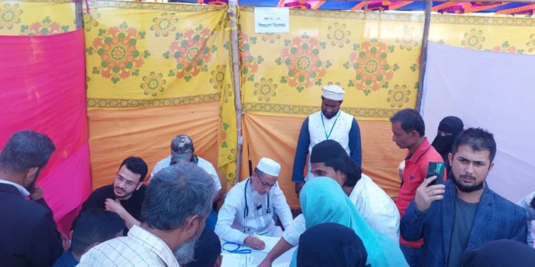 বিনামূল্যে জামায়াতের উদ্যোগে  ১০ হাজার মানুষের চিকিৎসাসেবা