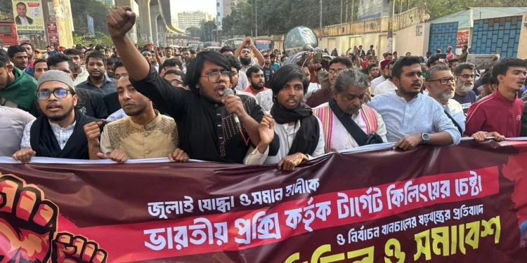 হাদি বাংলাদেশের অস্তিত্বের প্রতীক; তাকে হত্যার ষড়যন্ত্র করছে ভারতপন্থিরা