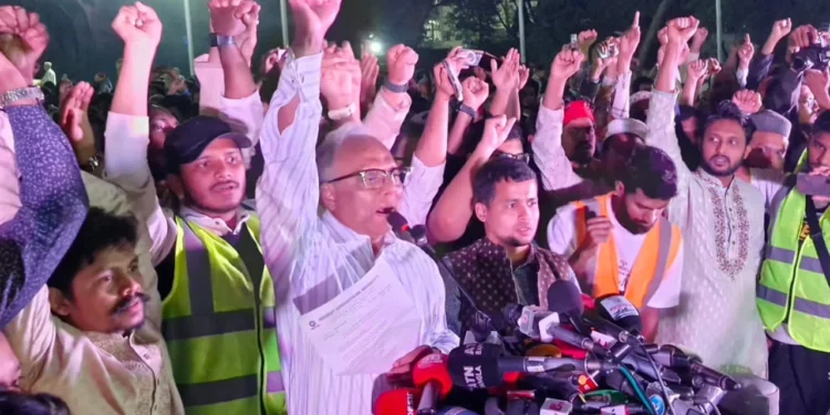 ভারত বাংলাদেশের বিরুদ্ধে অঘোষিত যুদ্ধ ঘোষণা করেছে: মাহমুদুর রহমান
