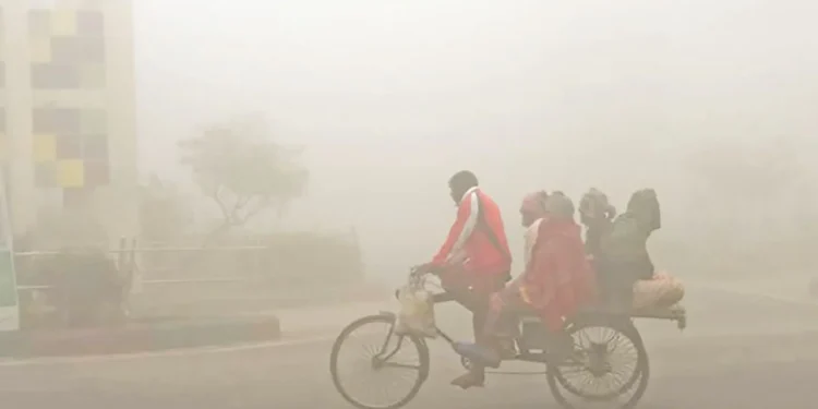 তীব্র শীতে কাঁপছে রাজশাহী