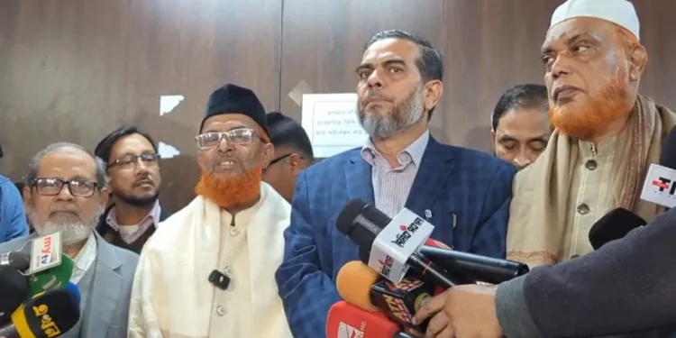 জামায়াতের আমির ঢাকা-১৫ আসনে মনোনয়নপত্র জমা দিলেন