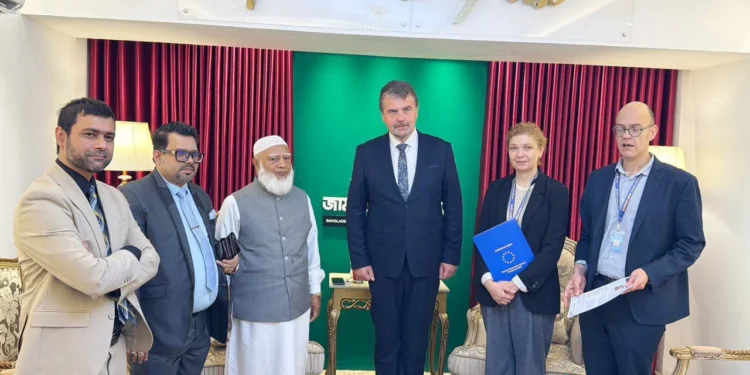 জামায়াত আমিরের সঙ্গে ইইউ নির্বাচন পর্যবেক্ষণ মিশন-প্রধানের সাক্ষাৎ