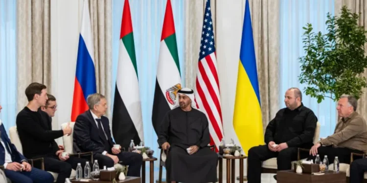 যুদ্ধ বন্ধে আবুধাবিতে বৈঠকে ইউক্রেন-রাশিয়া-যুক্তরাষ্ট্র