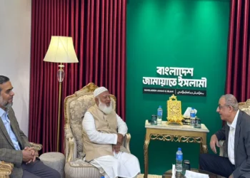 জামায়াত আমিরের সঙ্গে ফিলিস্তিনের রাষ্ট্রদূতের সৌজন্য সাক্ষাৎ