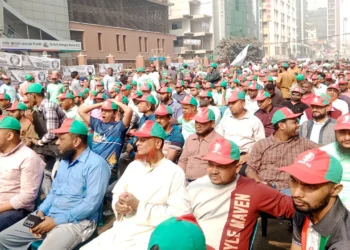 কারওয়ান বাজারে জামায়াতের নির্বাচনি সমাবেশে জনতার ঢল