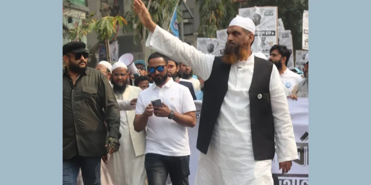 জামায়াত নেতা হত্যাকাণ্ডে, নিন্দা ও বিচার দাবি মামুনুল হকের