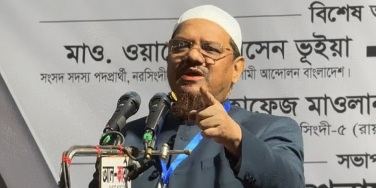 জামায়াত মুখে বলে একটা, আর গোপনে বৈঠক করে আমেরিকা-ভারতের সঙ্গে: চরমোনাই পীর