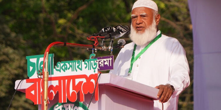 চিংড়ির মতো পেছন দিকে নয়, সিংহের মতো সামনে দৌঁড়াতে চাই: জামায়াত আমির