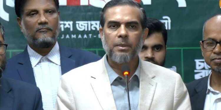 জামায়াতকে বিতর্কে জড়াতে ভুয়া লিফলেট ছাড়ানো হচ্ছে: এহসানুল মাহবুব জুবায়ের