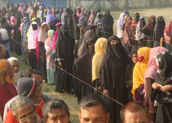 ৩৬ হাজার কেন্দ্রে দুপুর ২টা পর্যন্ত ভোট পড়েছে ৪৭.৯১ শতাংশ