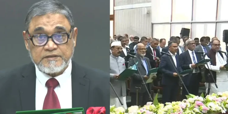 প্রথম ধাপে শপথ নিলেন বিএনপির নবনির্বাচিত সংসদ সদস্যরা