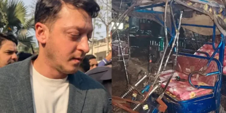 রোহিঙ্গা ক্যাম্প থেকে ফেরার পথে দুর্ঘটনার কবলে মেসুত ওজিলের গাড়িবহর