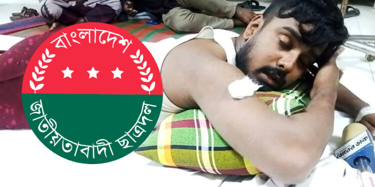 পৌর ছাত্রদলের ছুরিকাঘাতে আহত কলেজ ছাত্রদল সভাপতি