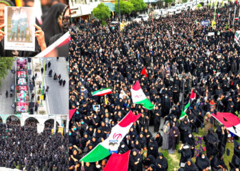 ইরানে যুক্তরাষ্ট্র-ইসরায়েলের যৌথ হামলায় নিহত ১৬৫ শিশুর গণজানাজায় মানুষের ঢল