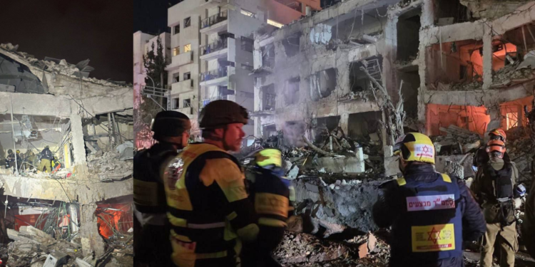 ইরানের পাল্টা আঘাতে ধ্বংসলীলা, আহত প্রায় ২ হাজার ইসরায়েলি