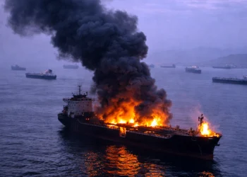 দুটি বিদেশি ট্যাংকার জ্বালিয়ে দিলো ইরান