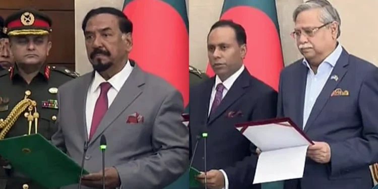 শপথ নিয়েছেন স্পিকার ও ডেপুটি স্পিকার