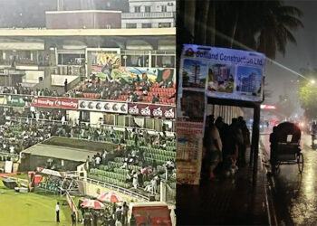 ঢাকায় হঠাৎ ঝুম বৃষ্টি, মিরপুরে শিলাবৃষ্টি-বজ্রপাতে খেলা বন্ধ