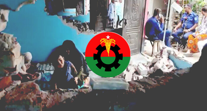 ৫০ লাখ টাকা চাঁদা না পেয়ে সাবেক বিএনপি নেতার অনুসারীদের তাণ্ডব