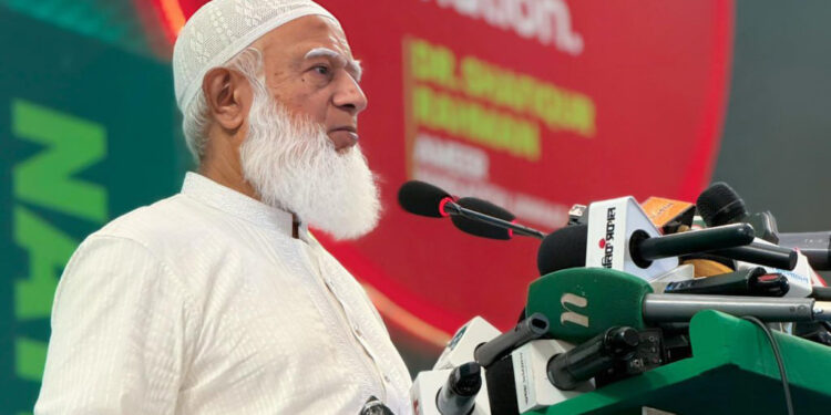 ভোট সুষ্ঠু হয়েছে তা বলিনি, দেশ সচল রাখতে ফল মেনে নিয়েছি: জামায়াতের আমির