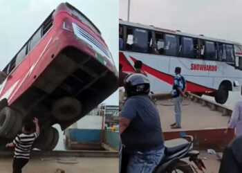 যাত্রীবাহী বাস নিয়ন্ত্রণ হারিয়ে নদীতে, ৪ জনের মরদেহ উদ্ধার; নিখোঁজ ৪৫