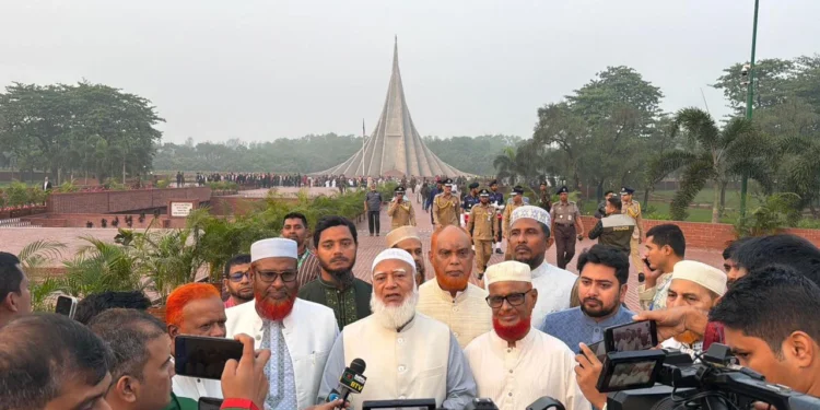 অহিংস মানবিক বাংলাদেশ গড়ে তোলার প্রত্যাশা বিরোধীদলীয় নেতার