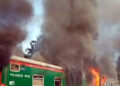 সীতাকুণ্ডে চট্টলা এক্সপ্রেসে ভয়াবহ আগুন