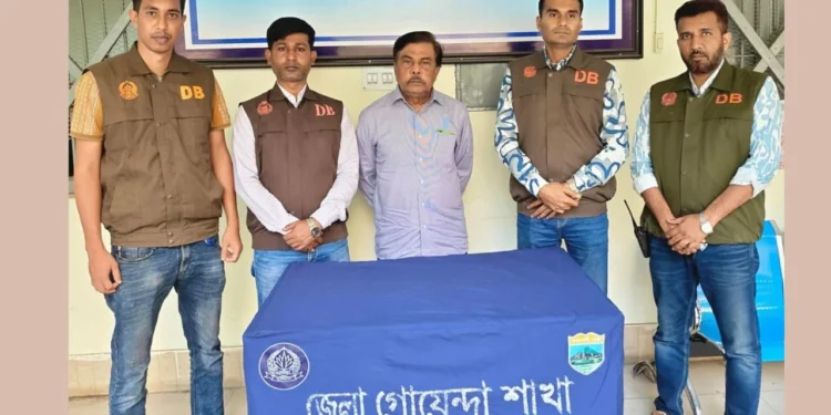 জাপার সাবেক এমপি জিন্নাহ ডিবির হাতে গ্রেপ্তার