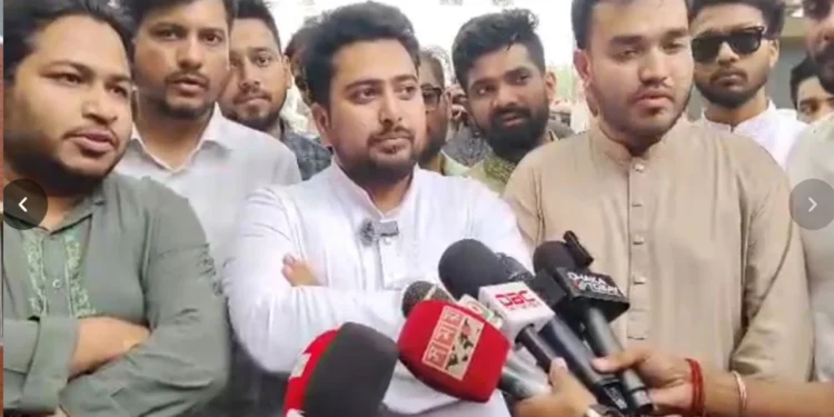 সংবিধানের দোহাই দিয়ে সংবিধান মানছে না বিএনপি: নাহিদ ইসলাম