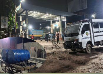 হাজি সেলিমের পাম্পে ড্রামে করে তেল বিক্রির অভিযোগ