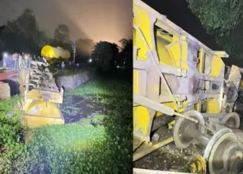 মাধবপুরে তেলবাহী ট্রেন লাইনচ্যুত! বন্ধ সিলেটের রেল যোগাযোগ