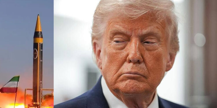 ট্রাম্পের বক্তব্য শেষ হতেই ইরানের ব্যাপক ক্ষেপণাস্ত্র হামলা