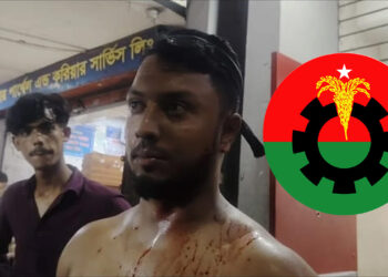 চাঁদার দাবিতে বিএনপি নেতার নেতৃত্বে কারওয়ান বাজারে হামলা, রক্তাক্ত ৫ ব্যবসায়ী