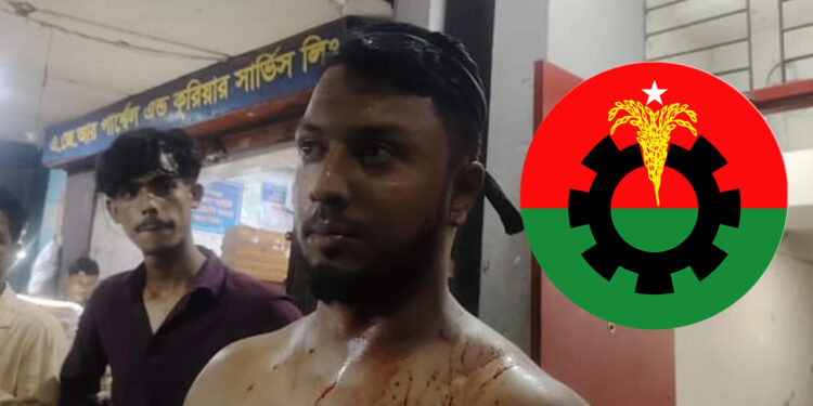 চাঁদার দাবিতে বিএনপি নেতার নেতৃত্বে কারওয়ান বাজারে হামলা, রক্তাক্ত ৫ ব্যবসায়ী