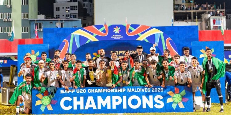 সাফ অনূর্ধ্ব-২০ চ্যাম্পিয়ন দলকে বরণে শোভাযাত্রা ও সংবর্ধনার আয়োজন