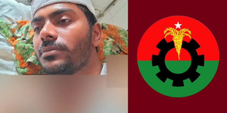 বরিশালে ঘের দখল নিয়ে যুবদল নেতাকে পেটালেন বিএনপি নেতা