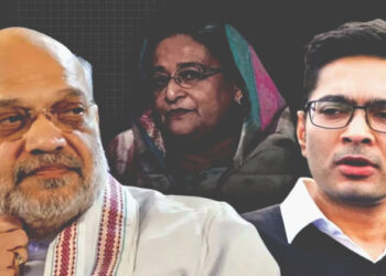 শেখ হাসিনা ভারতে অনুপ্রবেশকারী নাকি শরণার্থী? অমিত শাহকে প্রশ্ন