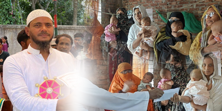 পাঁচ নবজাতকের দায়িত্বে দিশেহারা পরিবার সহায়তায় এগিয়ে এলেন ড. শফিকুল ইসলাম মাসুদ